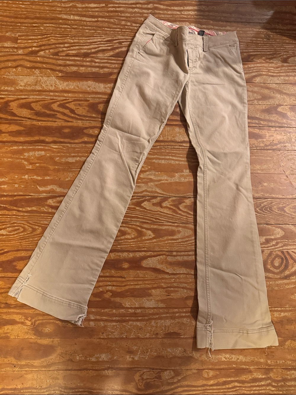 Retro! American Eagle Outfitters Khaki Flare Jeans